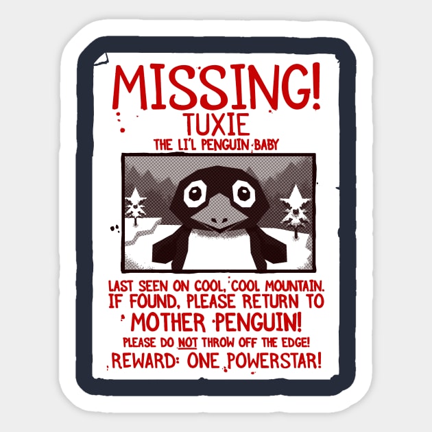 Missing Penguin! Sticker by blairjcampbell